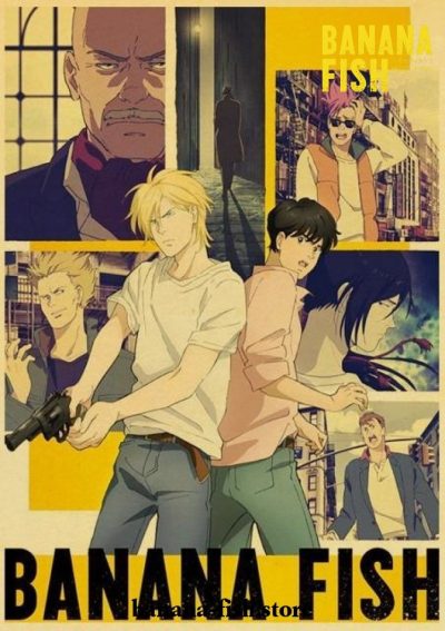 2021 Banana Fish Movie Vintage Kraft Paper Poster