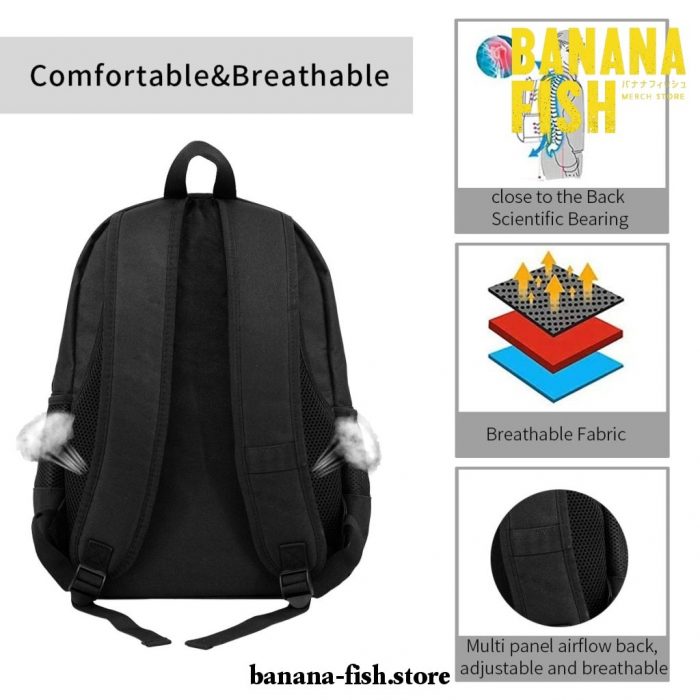 2021 Cute Banana Fish Backpack Teen