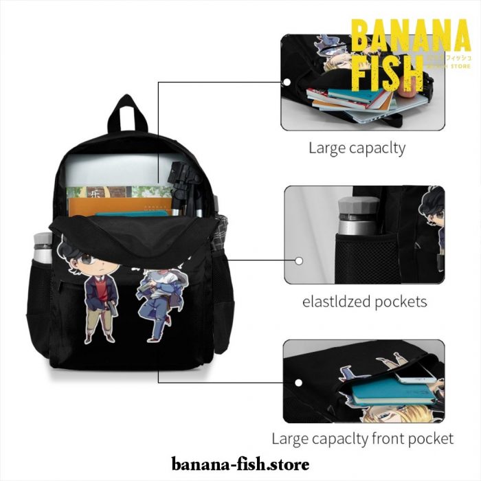 2021 Cute Banana Fish Backpack Teen