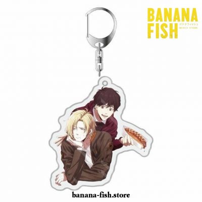 2021 New Banana Fish Couple Acrylic Keychain