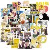 2021 Style 50Pcs Banana Fish Stickers Waterproof