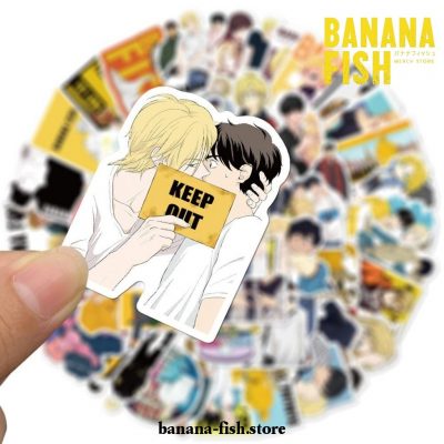 50/100Pcs Banana Fish Graffiti Stickers