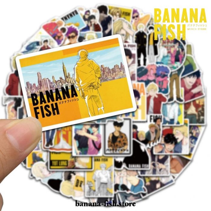 50/100Pcs Banana Fish Graffiti Stickers