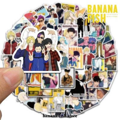 50/100Pcs Banana Fish Graffiti Stickers