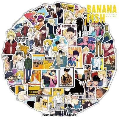 50/100Pcs Banana Fish Graffiti Stickers