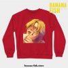 Ash Lynx Banana Fish Crewneck Sweatshirt Red / S