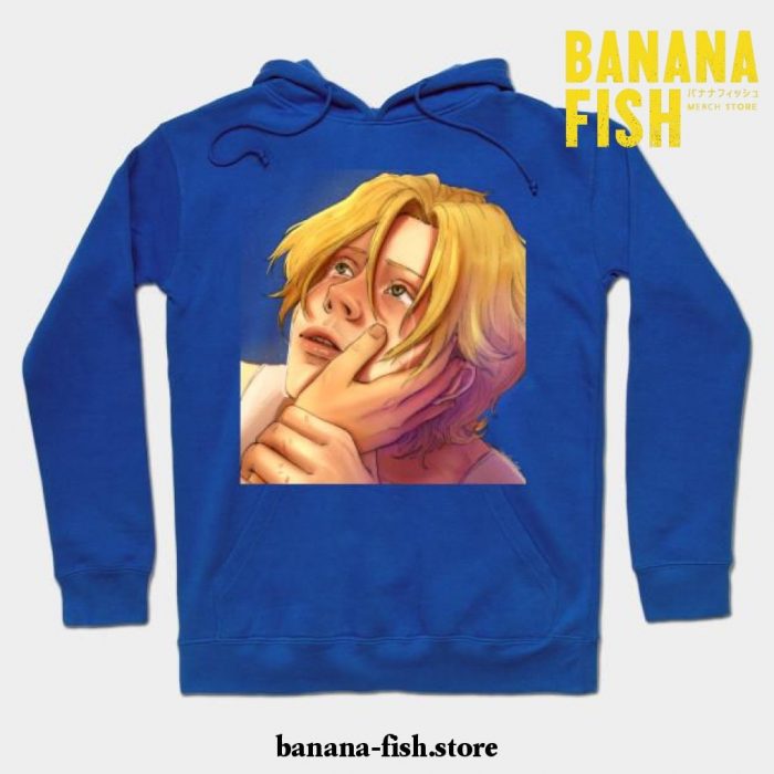 Ash Lynx Banana Fish Hoodie Blue / S