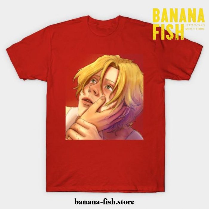 Ash Lynx Banana Fish T-Shirt Red / S