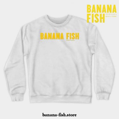 Banana Crewneck Sweatshirt White / S