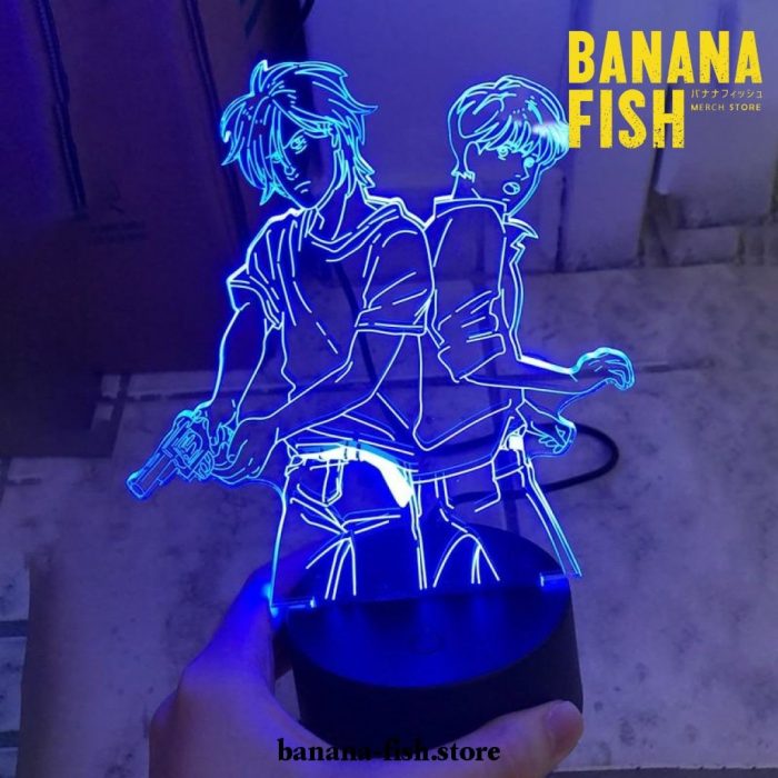 Banana Fish Ash Lynx And Eiji Okumura 3D Led Night Light