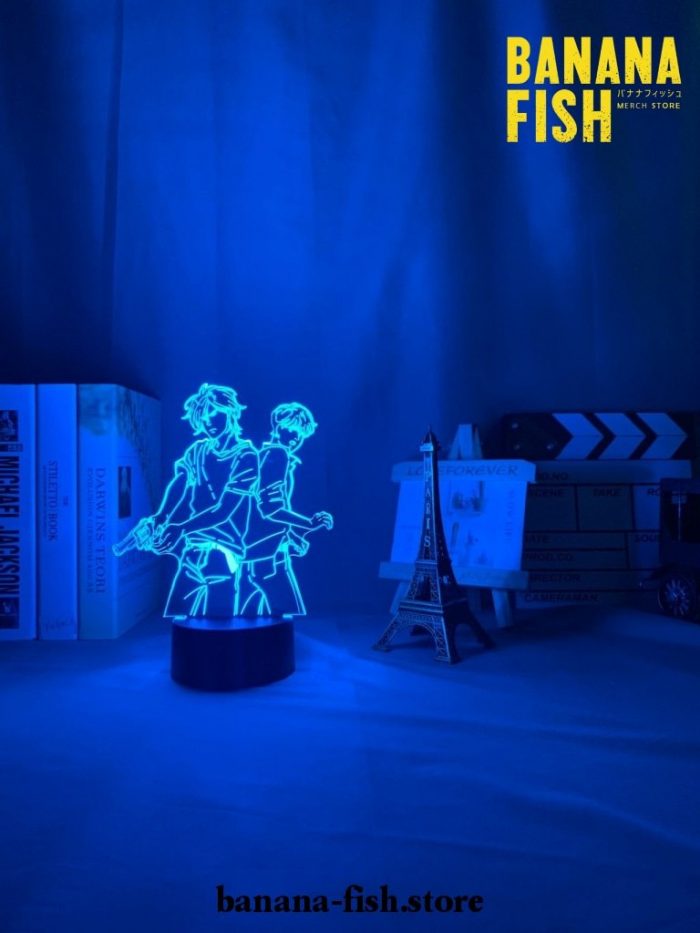 Banana Fish Ash Lynx And Eiji Okumura 3D Led Night Light