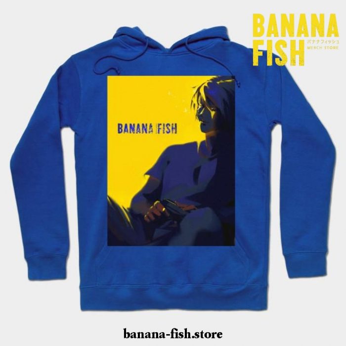 Banana Fish Ash Lynx Anime Hoodie Blue / S