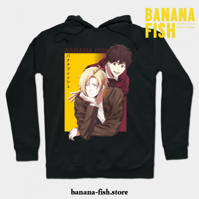 Banana Fish Ash Lynx Eiji Okumura Anime Hoodie 02 Black / S