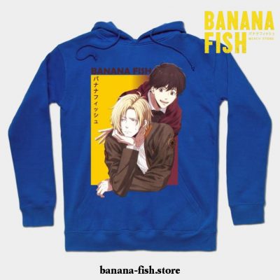 Banana Fish Ash Lynx Eiji Okumura Anime Hoodie 02 Blue / S