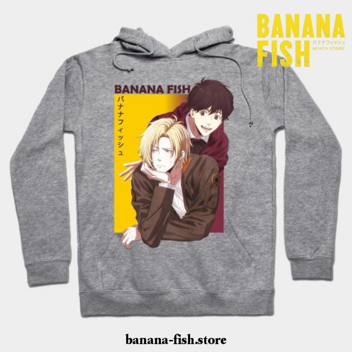 Banana Fish Ash Lynx Eiji Okumura Anime Hoodie 02 Gray / S