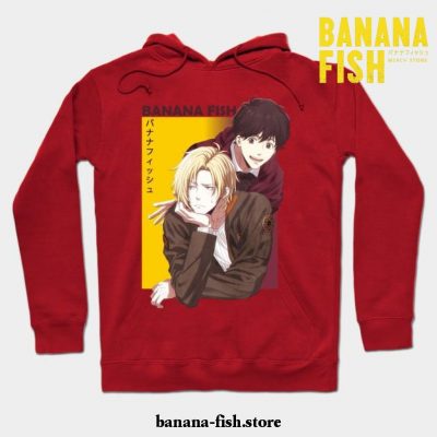 Banana Fish Ash Lynx Eiji Okumura Anime Hoodie 02 Red / S