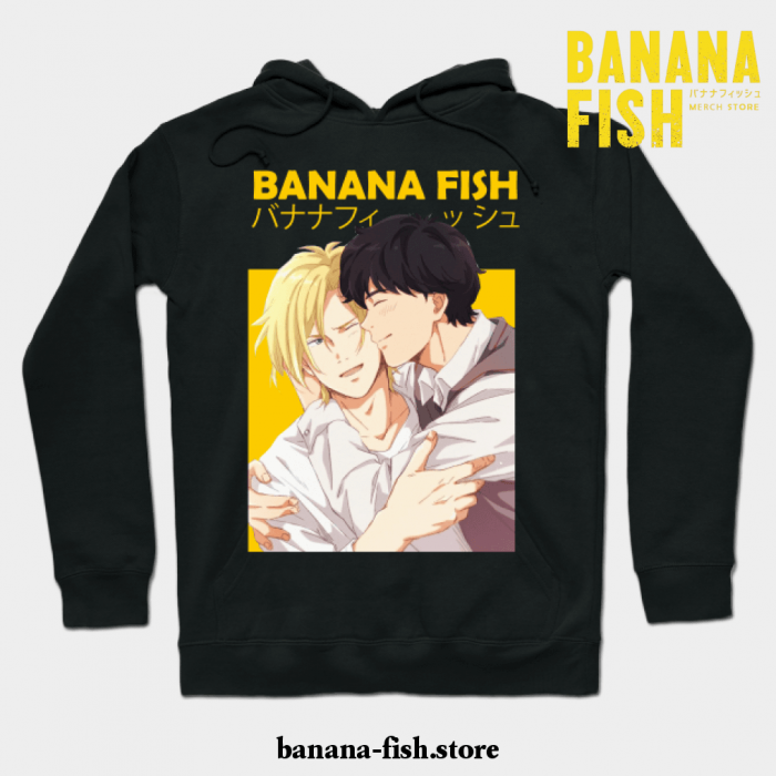 Banana Fish Ash Lynx Eiji Okumura Anime Hoodie 03 Black / S