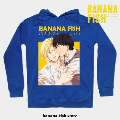 Banana Fish Ash Lynx Eiji Okumura Anime Hoodie 03 Blue / S