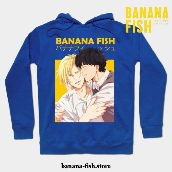 Banana Fish Ash Lynx Eiji Okumura Anime Hoodie 03 Blue / S