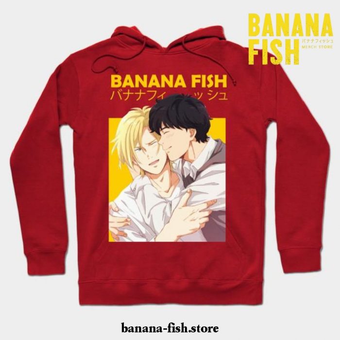 Banana Fish Ash Lynx Eiji Okumura Anime Hoodie 03 Red / S