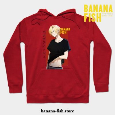 Banana Fish Ash Lynx Eiji Okumura Anime Hoodie Red / S