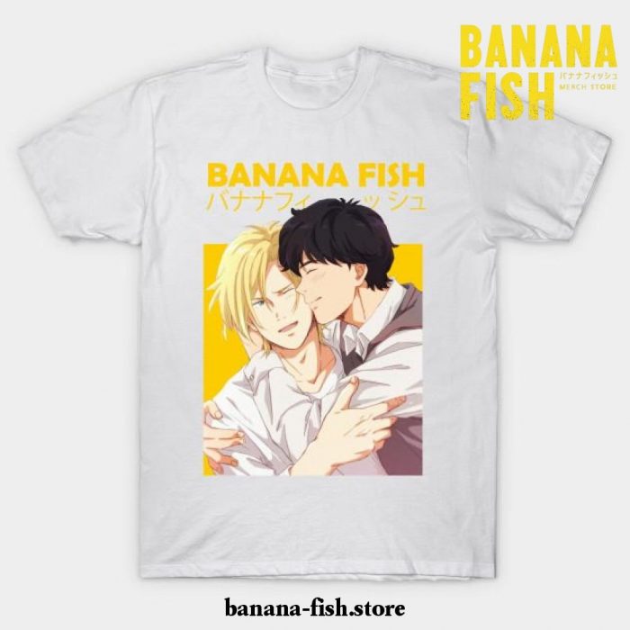 Banana Fish Ash Lynx Eiji Okumura Anime T-Shirt White / S