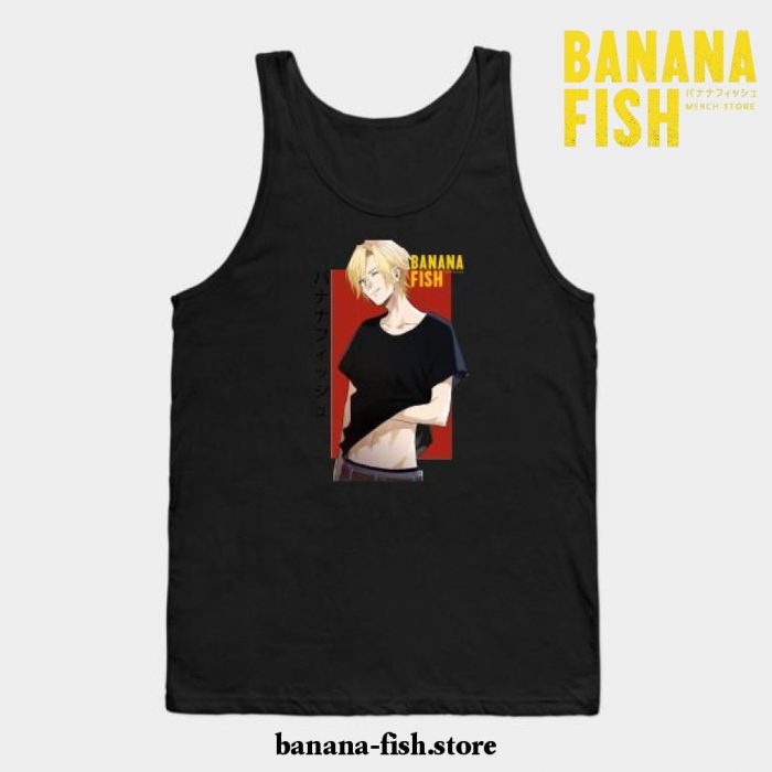 Banana Fish Ash Lynx Eiji Okumura Anime Tank Top 02 Black / S