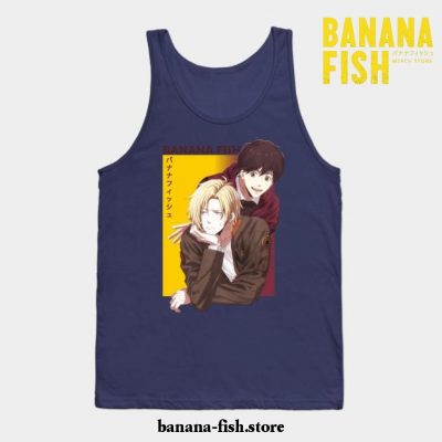 Banana Fish Ash Lynx Eiji Okumura Anime Tank Top Navy Blue / S