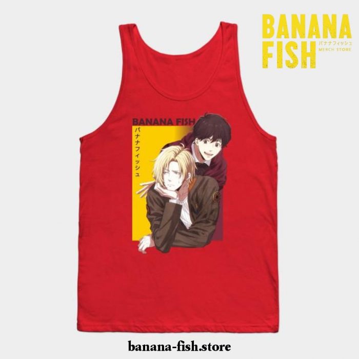 Banana Fish Ash Lynx Eiji Okumura Anime Tank Top Red / S