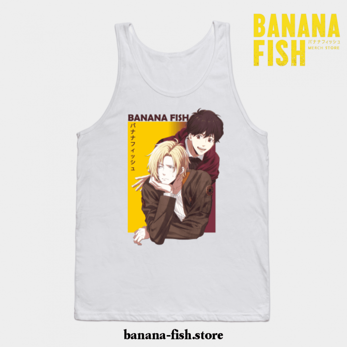 Banana Fish Ash Lynx Eiji Okumura Anime Tank Top White / S