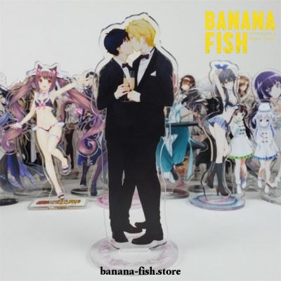 Banana Fish Ash Lynx& Eiji Okumura Veston Double Side Acrylic Stand Figure Model