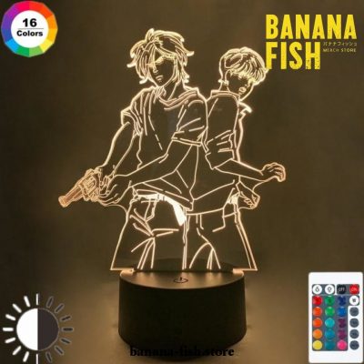 Banana Fish Ash Lynx Handsome 3D Led Lamp Night Light