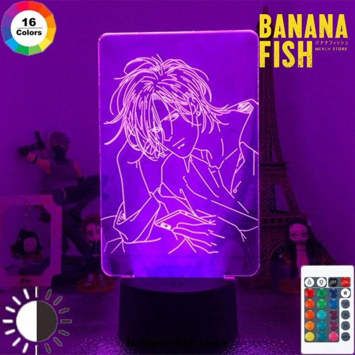 Banana Fish Ash Lynx Handsome 3D Led Lamp Night Light