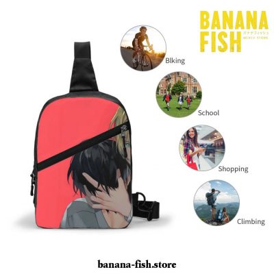 Banana Fish Chest Bag Convertible Polyester