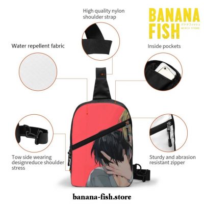 Banana Fish Chest Bag Convertible Polyester