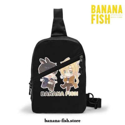 Banana Fish Chest Bag Convertible Polyester Style 3