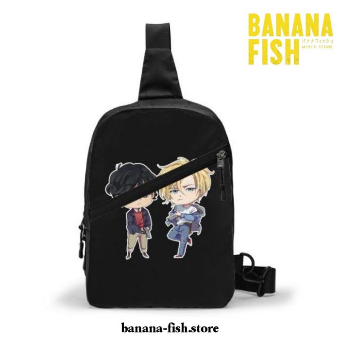 Banana Fish Chest Bag Convertible Polyester Style 6