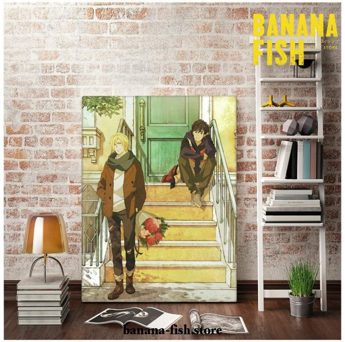 Banana Fish Couple Autumn Wall Art