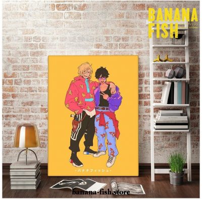 Banana Fish Couple Hip Hop Wall Art