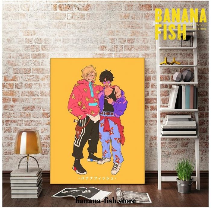 Banana Fish Couple Hip Hop Wall Art