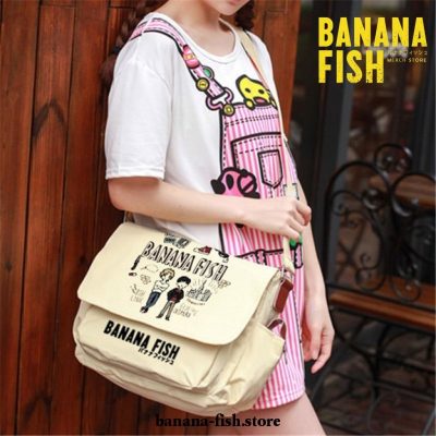 Banana Fish Crossbody Canvas Shoulder Bag