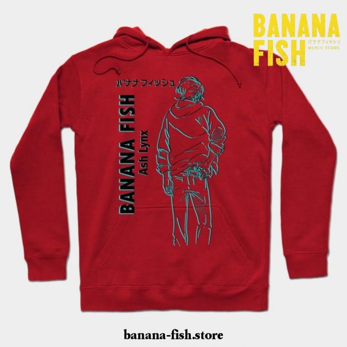 Banana Fish Hoodie 02 Red / S