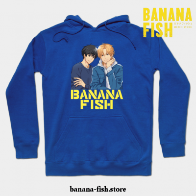 Banana Fish Hoodie Blue / S