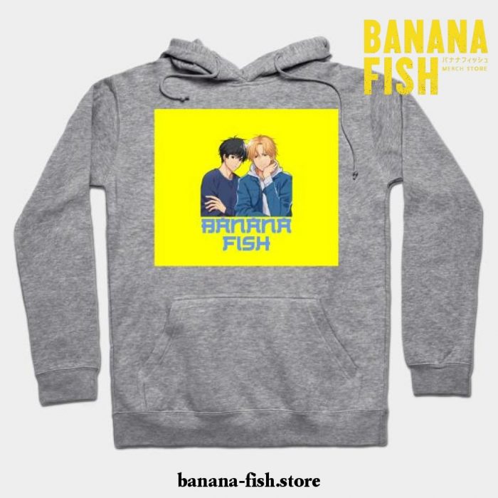 Banana Fish Hoodie Gray / S