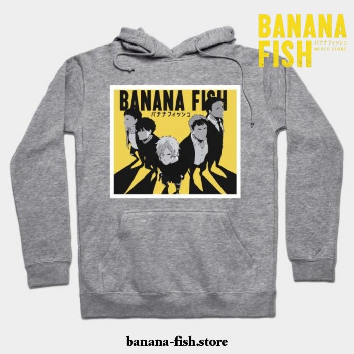 Banana-Fish Hoodie Gray / S