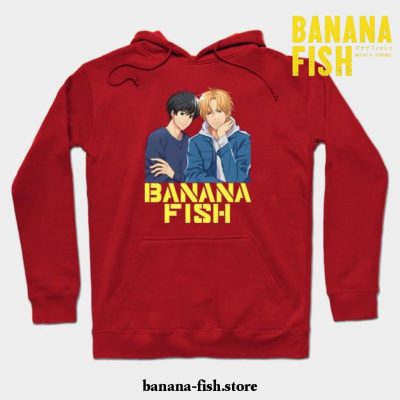 Banana Fish Hoodie Red / S