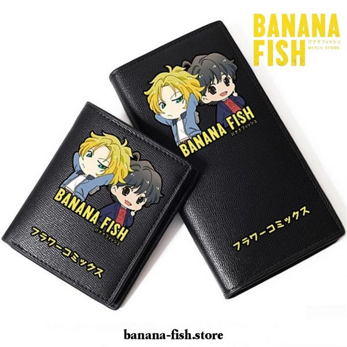 Banana Fish Pu Leahter Wallets New Style 2021