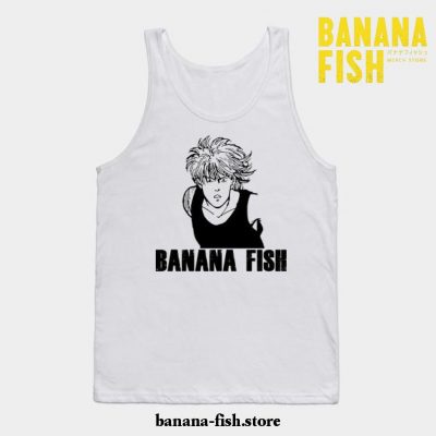 Banana Fish Tank Top White / S