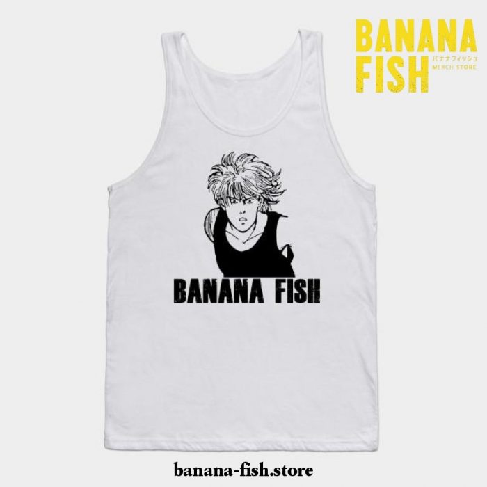 Banana Fish Tank Top White / S