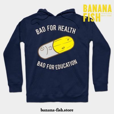 Banana Pish Hoodie Navy Blue / S